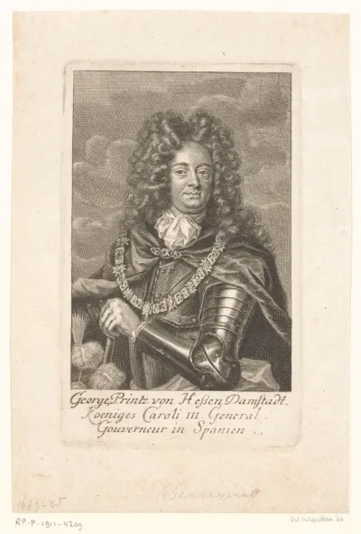 Portret van Georg von Hessen-Darmstadt