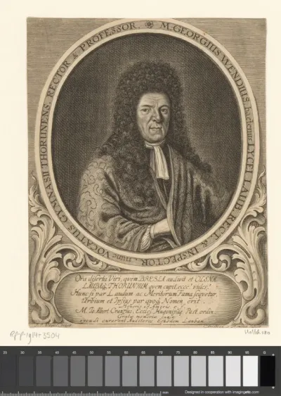 Portret van Georg Wende