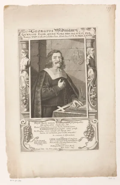 Portret van Georg Widmann
