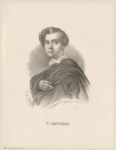 Portret van Georg Wilhelm Dettmer