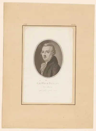 Portret van Georg Wilhelm Stein