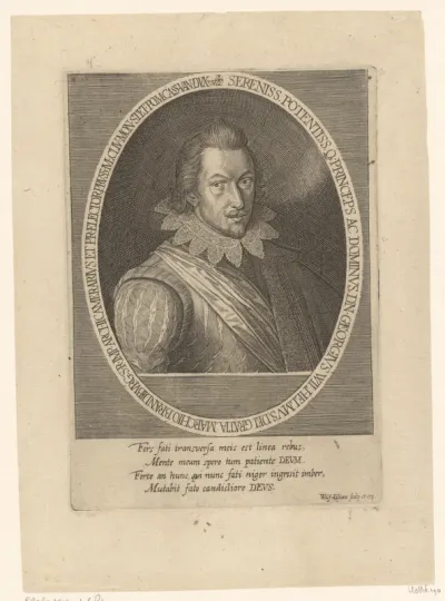 Portret van Georg Wilhelm van Brandenburg