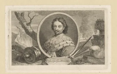 Portret van Georg Wilhelm van Brandenburg