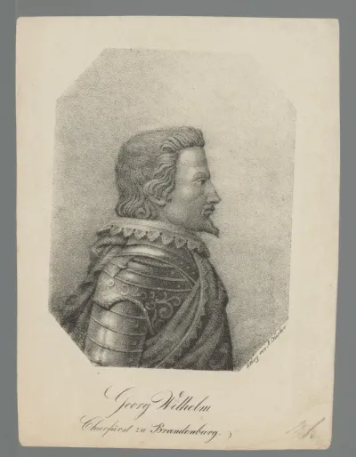 Portret van Georg Wilhelm van Brandenburg
