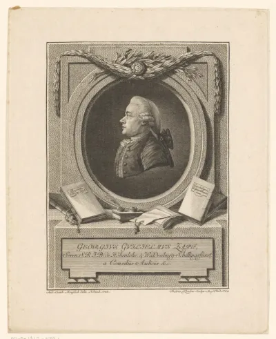 Portret van Georg Wilhelm Zapf