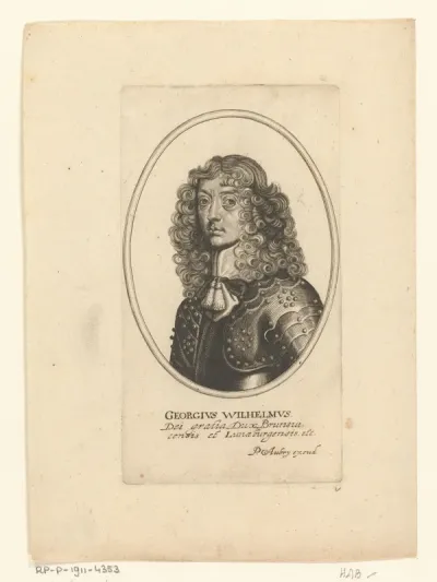 Portret van Georg Willem van Brunswijk-Lüneburg