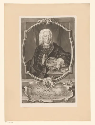 Portret van Georg Wolfgang Krafft
