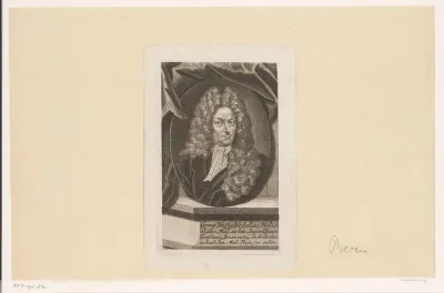Portret van Georg Wolfgang Wedel