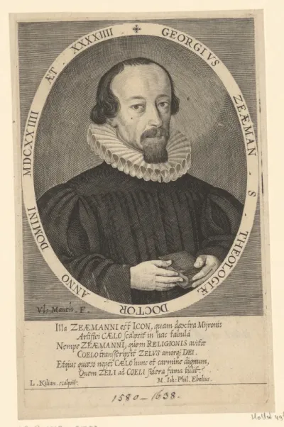 Portret van Georg Zeämann op 38-jarige leeftijd