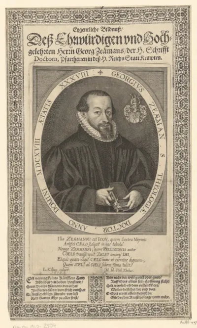Portret van Georg Zeämann