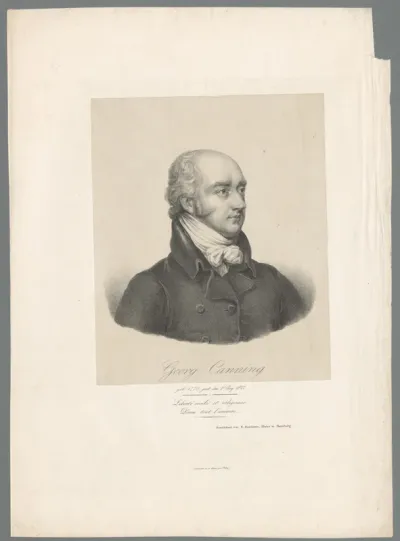 Portret van George Canning