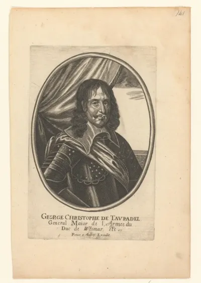 Portret van George Christoph von Taupadel
