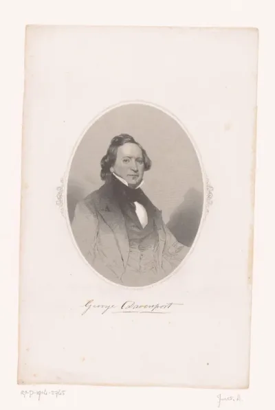 Portret van George Davenport