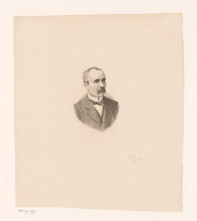 Portret van George Eugène Benjamin Clemenceau