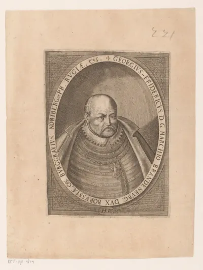 Portret van George Frederik I van Brandenburg-Ansbach