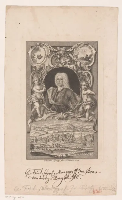 Portret van George Frederik Karel van Brandenburg-Bayreuth