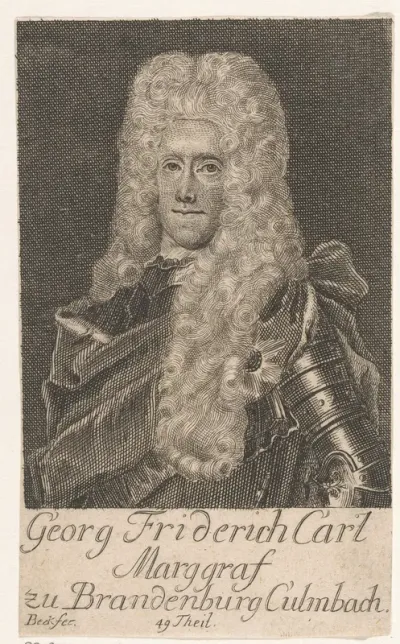 Portret van George Friedrich Karl van Brandenburg
