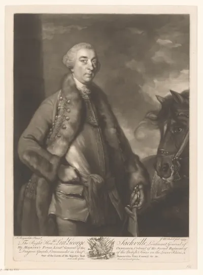 Portret van George Germain