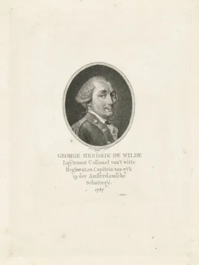 Portret van George Hendrik de Wilde