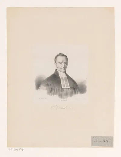 Portret van George Hendrik Gideon Lagers