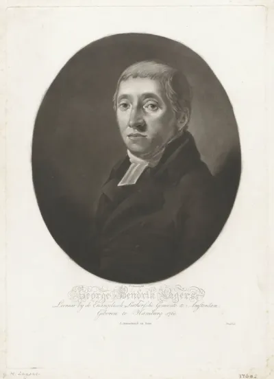 Portret van George Hendrik Lagers