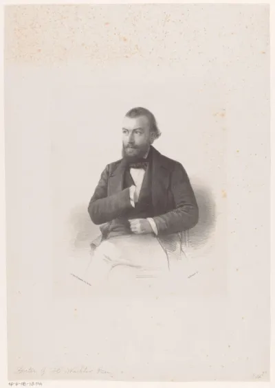 Portret van George Hendrik Wachter