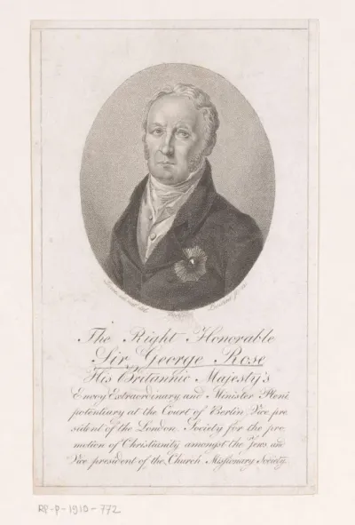 Portret van George Henry Rose