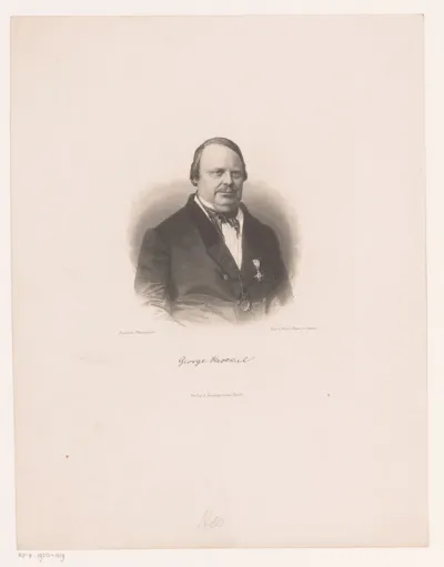 Portret van George Hesekiel