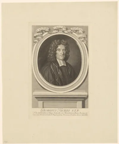 Portret van George Hickes