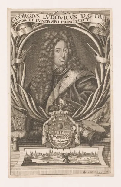 Portret van George I, hertog van Brunswijk-Luneburg