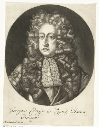 Portret van George I, prins van Denemarken
