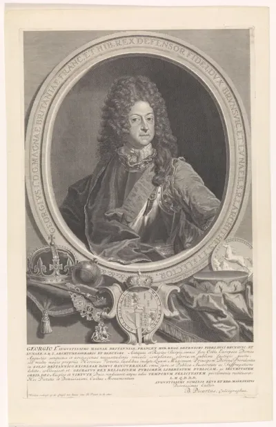 Portret van George I van Engeland