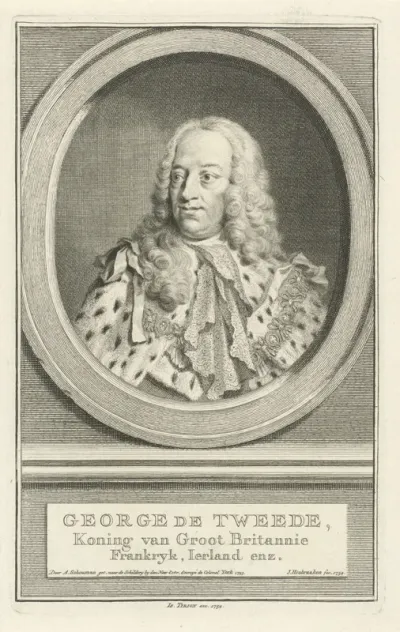 Portret van George II Augustus, koning van Engeland
