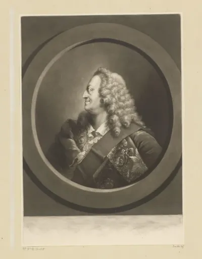 Portret van George II, koning van Groot-Brittannië