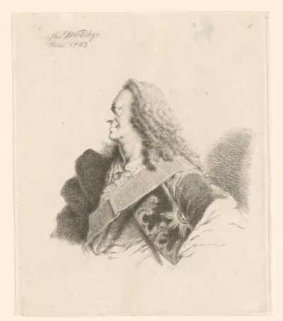Portret van George II van Groot-Brittannië