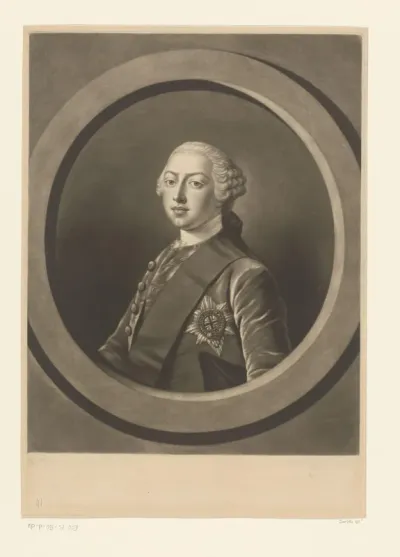Portret van George III, koning van het Verenigd Koninkrijk