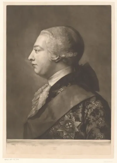Portret van George III van het Verenigd Koninkrijk