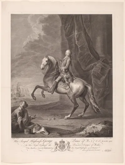 Portret van George III van het Verenigd Koninkrijk