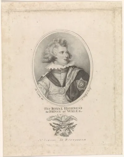 Portret van George IV, koning van Engeland en Hannover