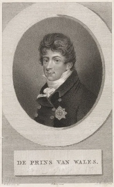 Portret van George IV, prins van Wales