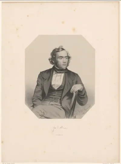 Portret van George James Allman