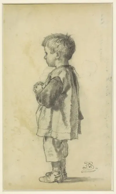 Portret van George Jean Guillaume de Block-Loor als kind