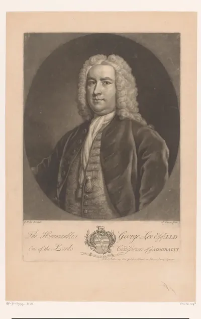 Portret van George Lee Esqr.