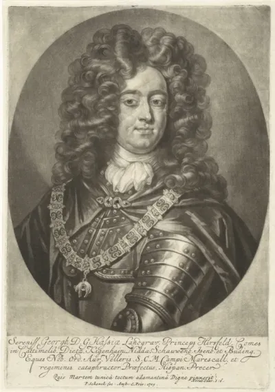 Portret van George Lodewijk van Hessen-Darmstadt