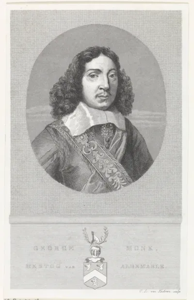 Portret van George Monk
