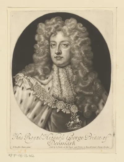 Portret van George, prins van Denemarken