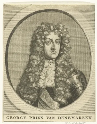 Portret van George, prins van Denemarken