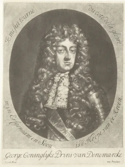 Portret van George, prins van Denemarken