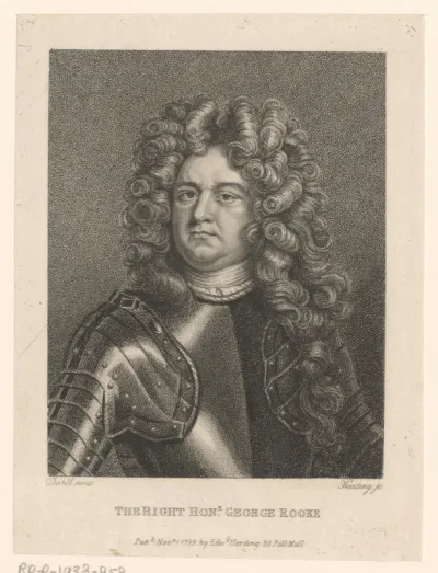 Portret van George Rooke
