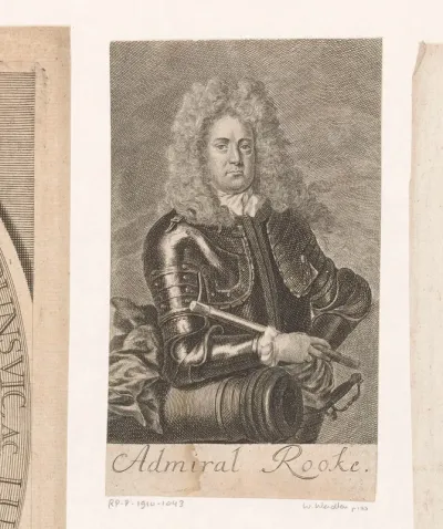 Portret van George Rooke
